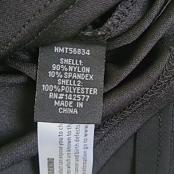 Haute Monde Rhinestone Lined Mesh Night Out Top Stretchy long sleeve size XL - Picture 5 of 8